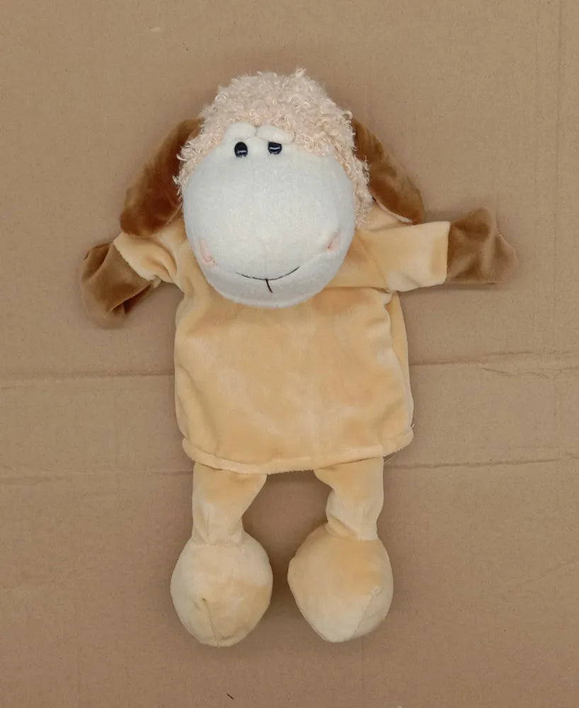 Marioneta de Peluche 35cm – Juguete de Mano de León, Elefante y Cerdito – Juego Padre-Hijo, Regalo de Cumpleaños para Niños