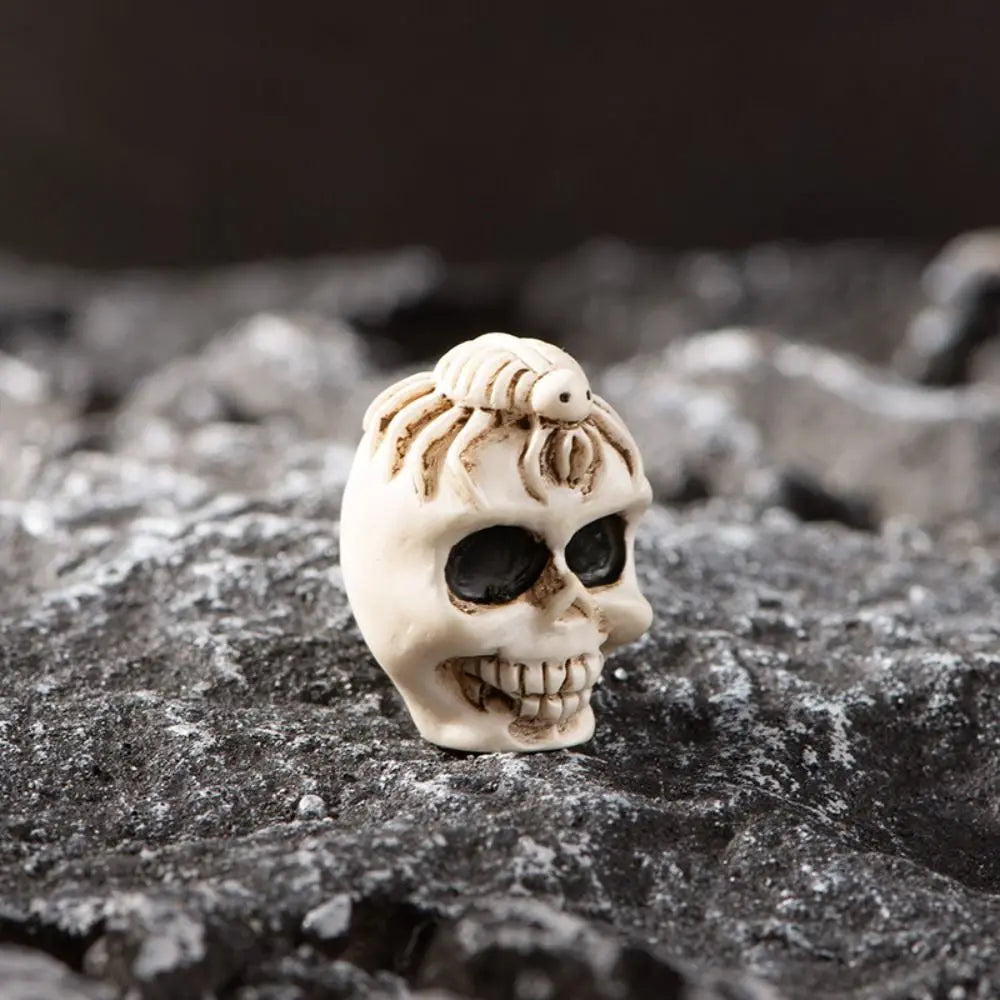 Figuritas de Halloween – Calabaza, Esqueleto y Fantasma en Resina | Miniaturas Decorativas para Fiesta y Hogar
