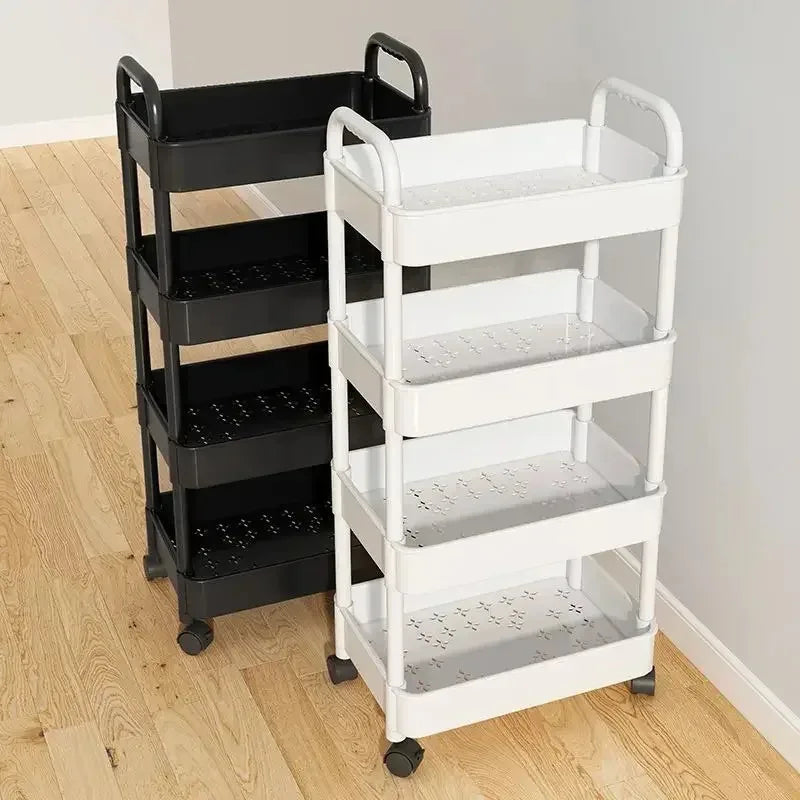 Carrito de Almacenamiento Multiusos 5 Niveles con Ruedas – Organizador para Cocina, Baño y Hogar