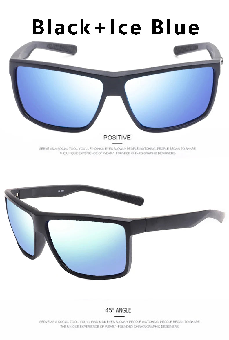 Rinconcito Polarized Sunglasses 580P – Lentes de Sol Oversized para Hombre, Flexibles y Antirreflejo