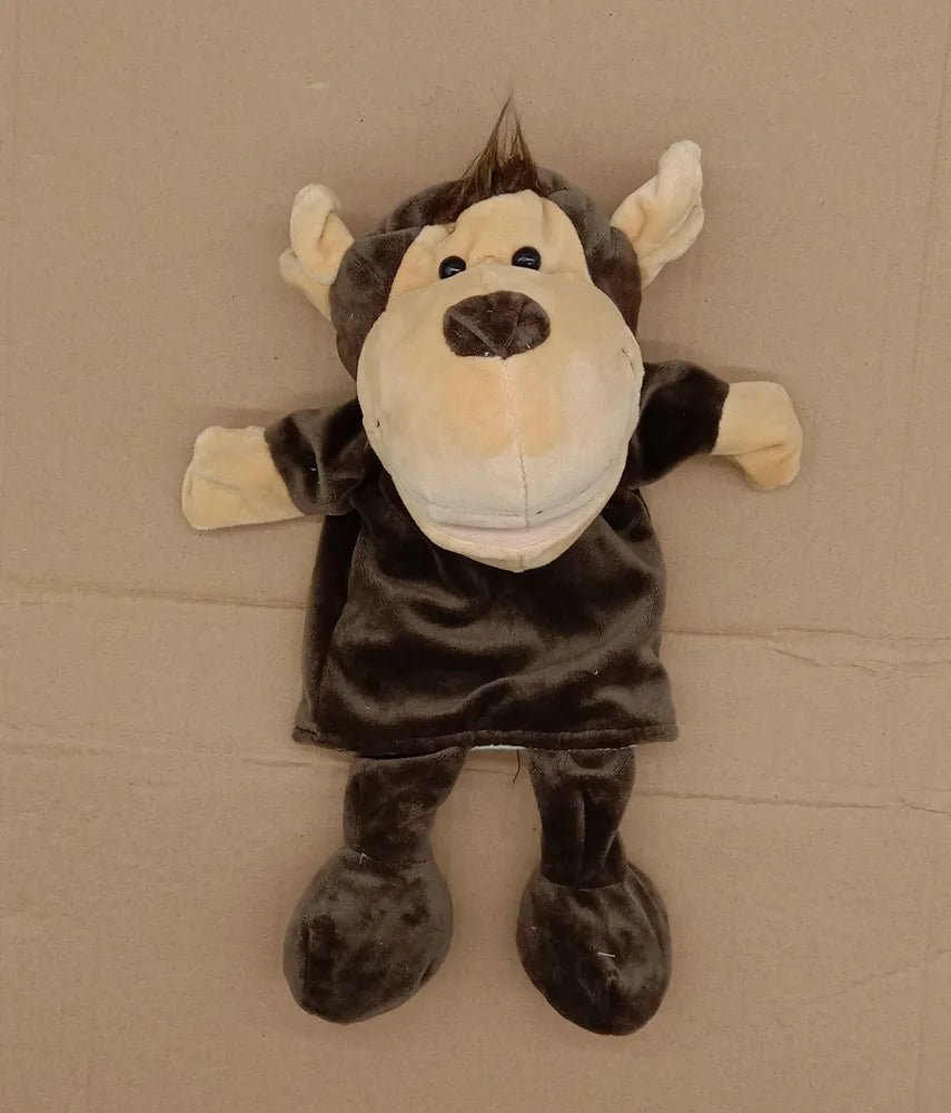Marioneta de Peluche 35cm – Juguete de Mano de León, Elefante y Cerdito – Juego Padre-Hijo, Regalo de Cumpleaños para Niños