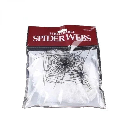 🕸️ Telaraña Artificial de Halloween – Decoración de Horror