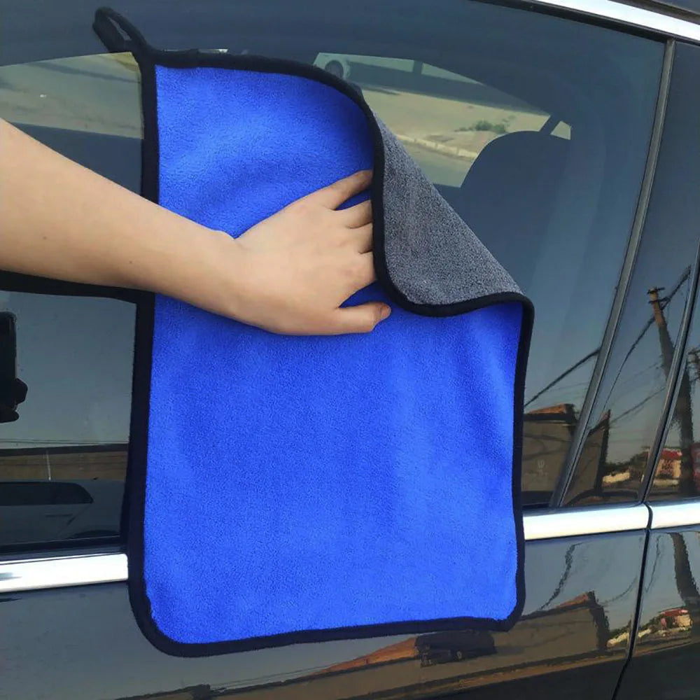 Toalla de Microfibra para Auto – Súper Absorbente, Suave, Profesional para Secado y Detallado