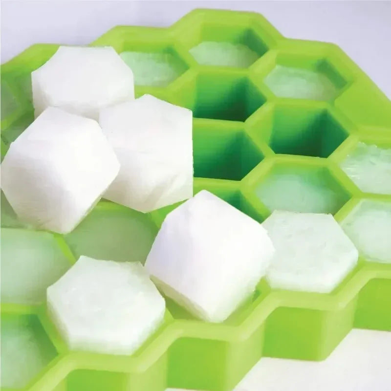 Molde de Silicona Reutilizable 37 Cavidades – Bandeja para Cubos de Hielo, Helados y Paletas DIY
