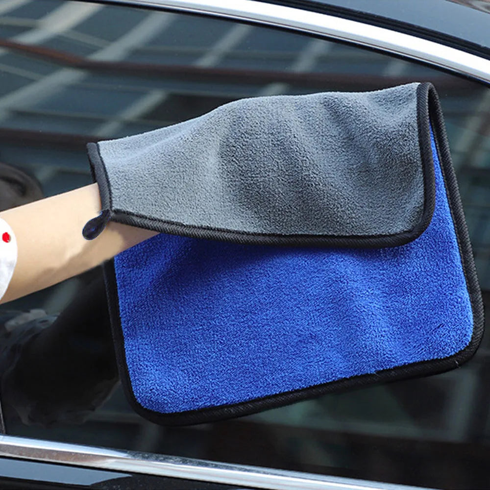 Toalla de Microfibra para Auto – Súper Absorbente, Suave, Profesional para Secado y Detallado